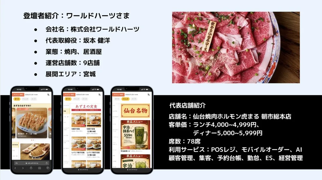 登壇者紹介：株式会社ワールドハーツ（坂本 健洋 代表取締役）